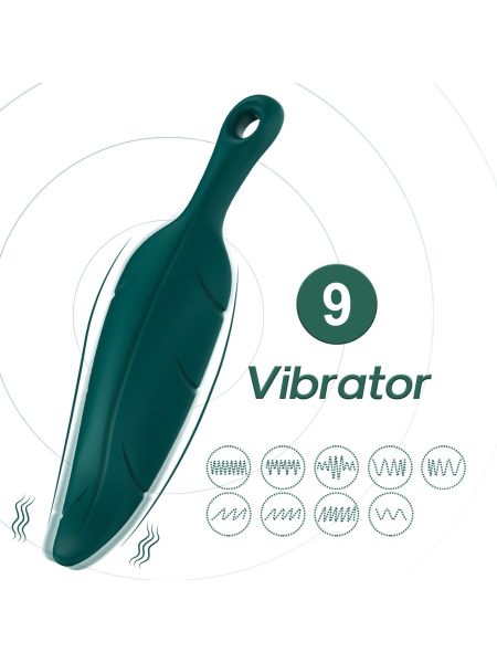 Wielofunkcyjny wibrator dyskretny masażer Leaf Green